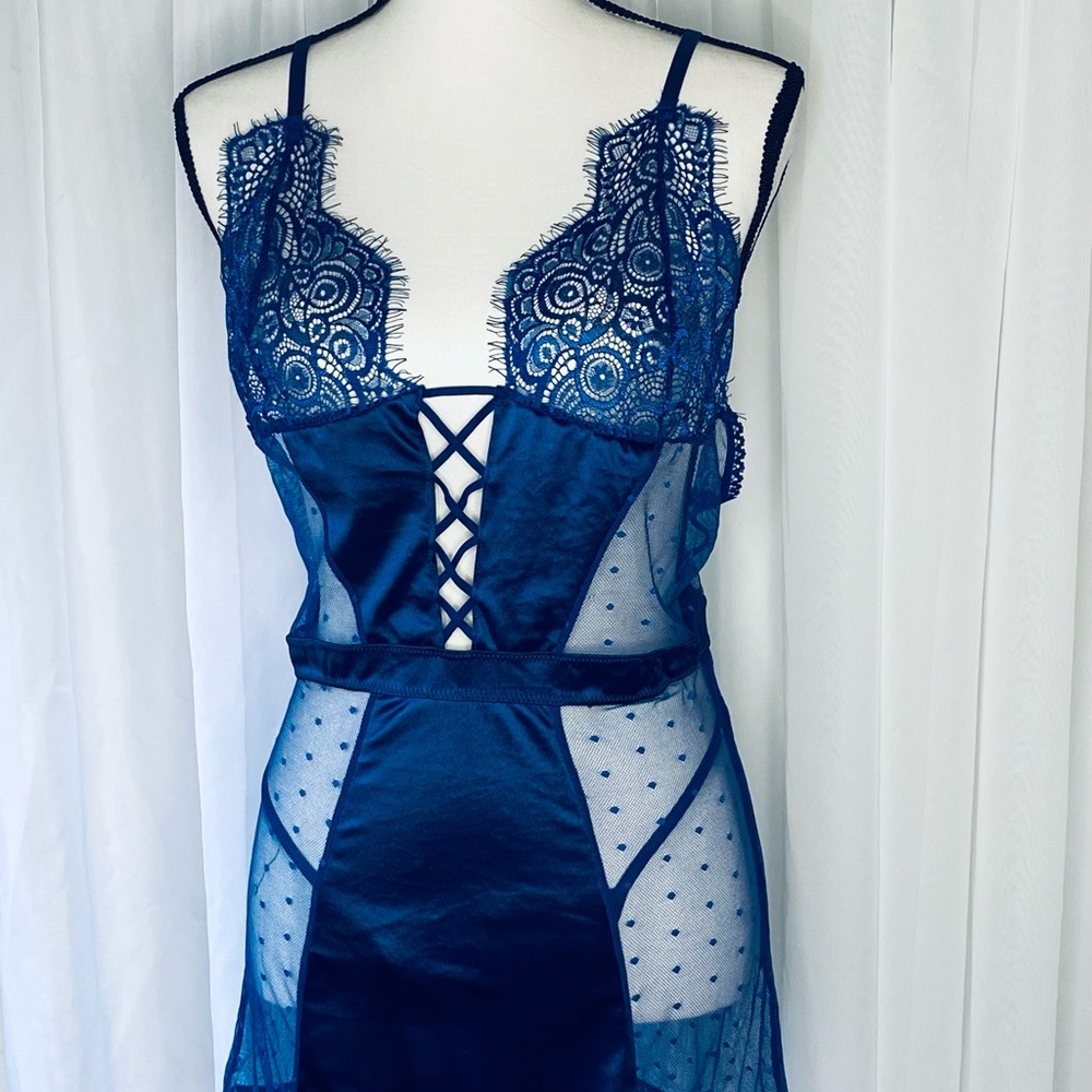 Plus Size Sensual Tease Chemise Set